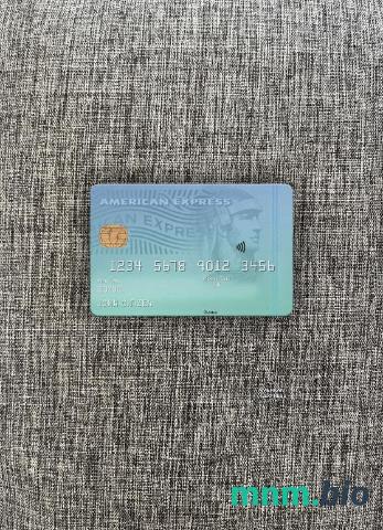 USA New York CFSB bank AMEX card wygląd fotograficzny skan PSD + zdjęcie